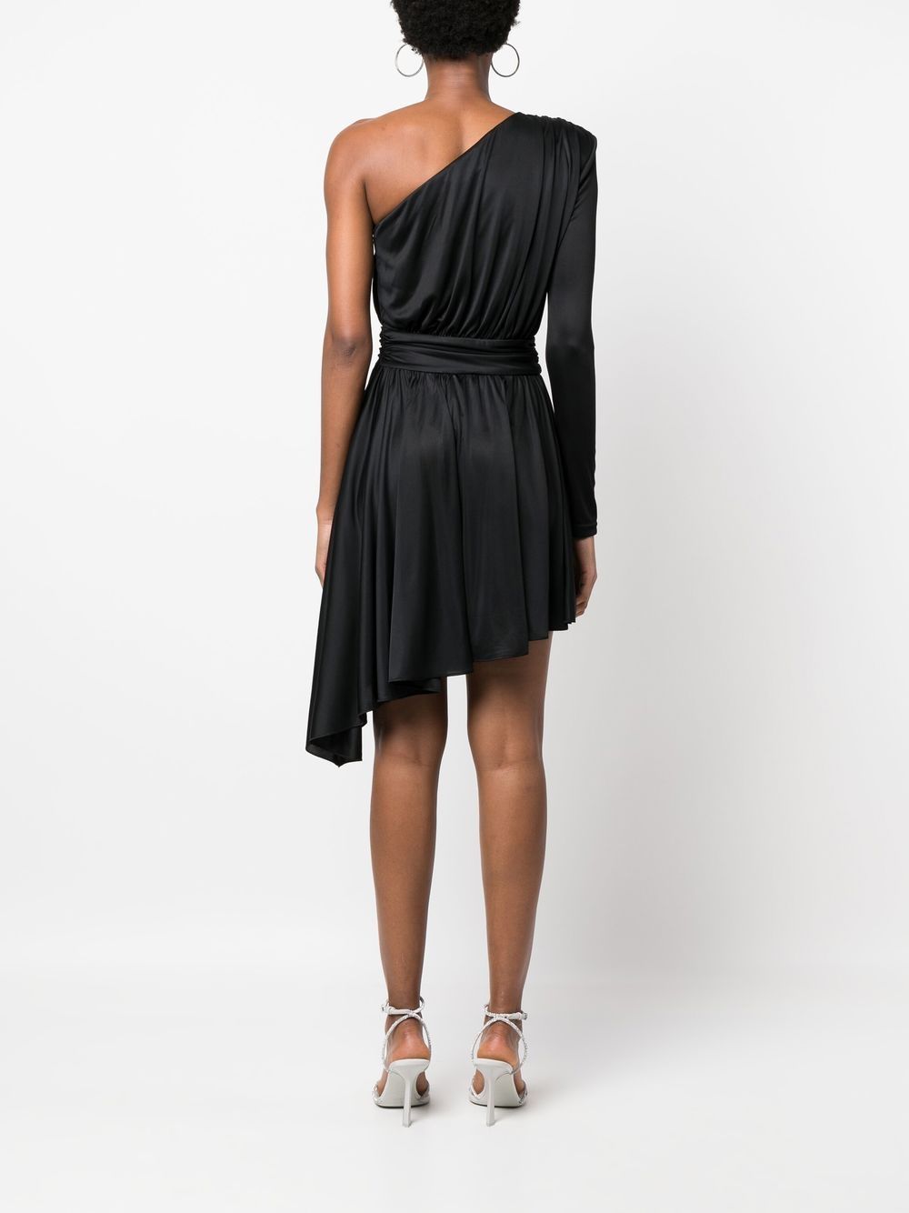Philipp Plein pleated one-shoulder dress - Image 3