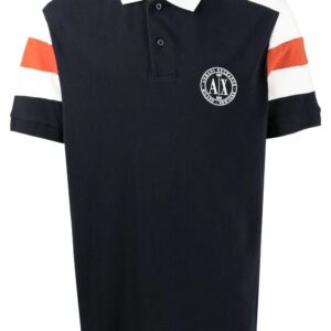 Armani Exchange chest logo-print polo shirt