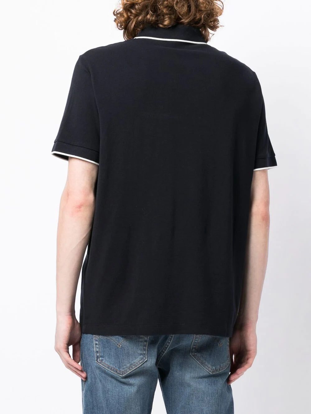 Armani Exchange logo polo shirt - Image 4