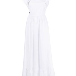 Philipp Plein ruffle-detail maxi dress