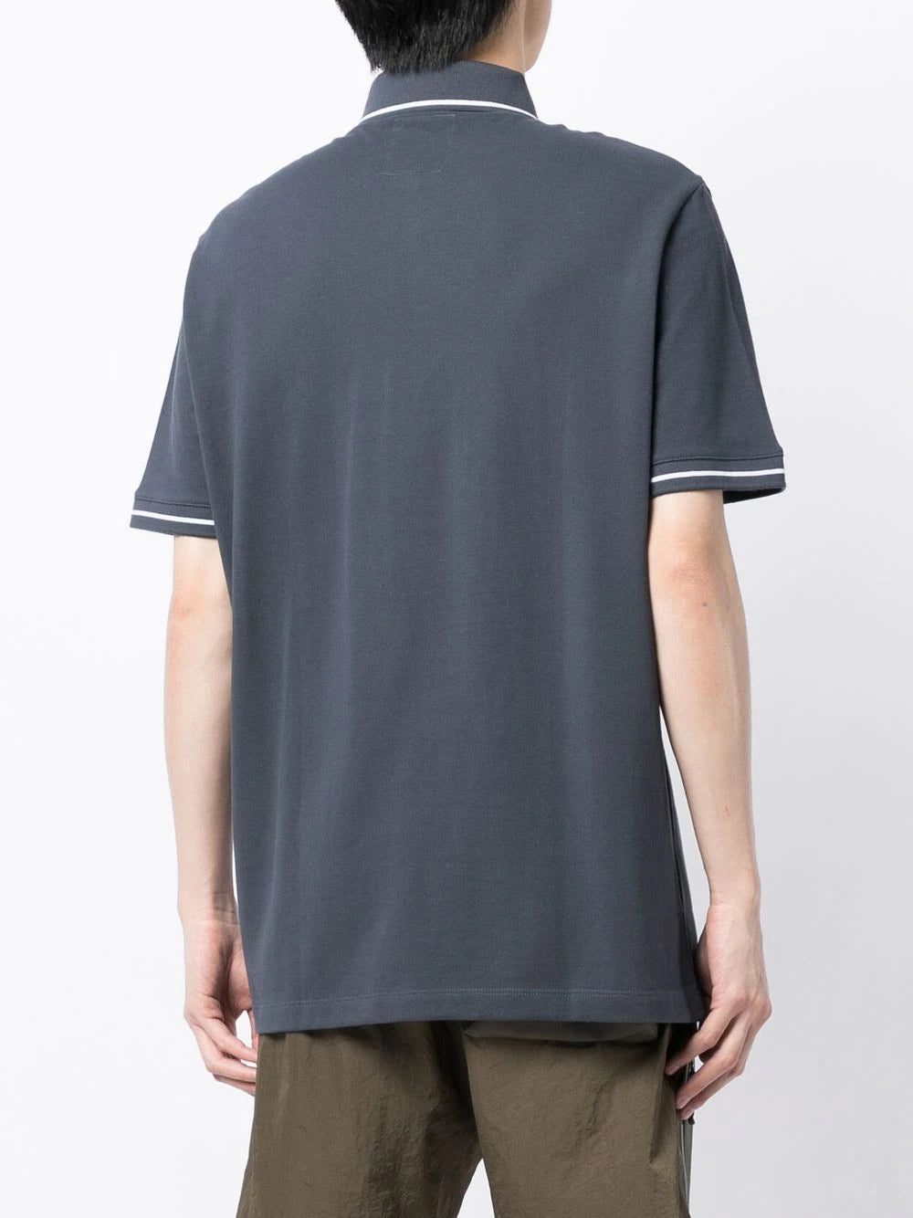 Armani Exchange logo-print short-sleeved polo shirt - Image 4