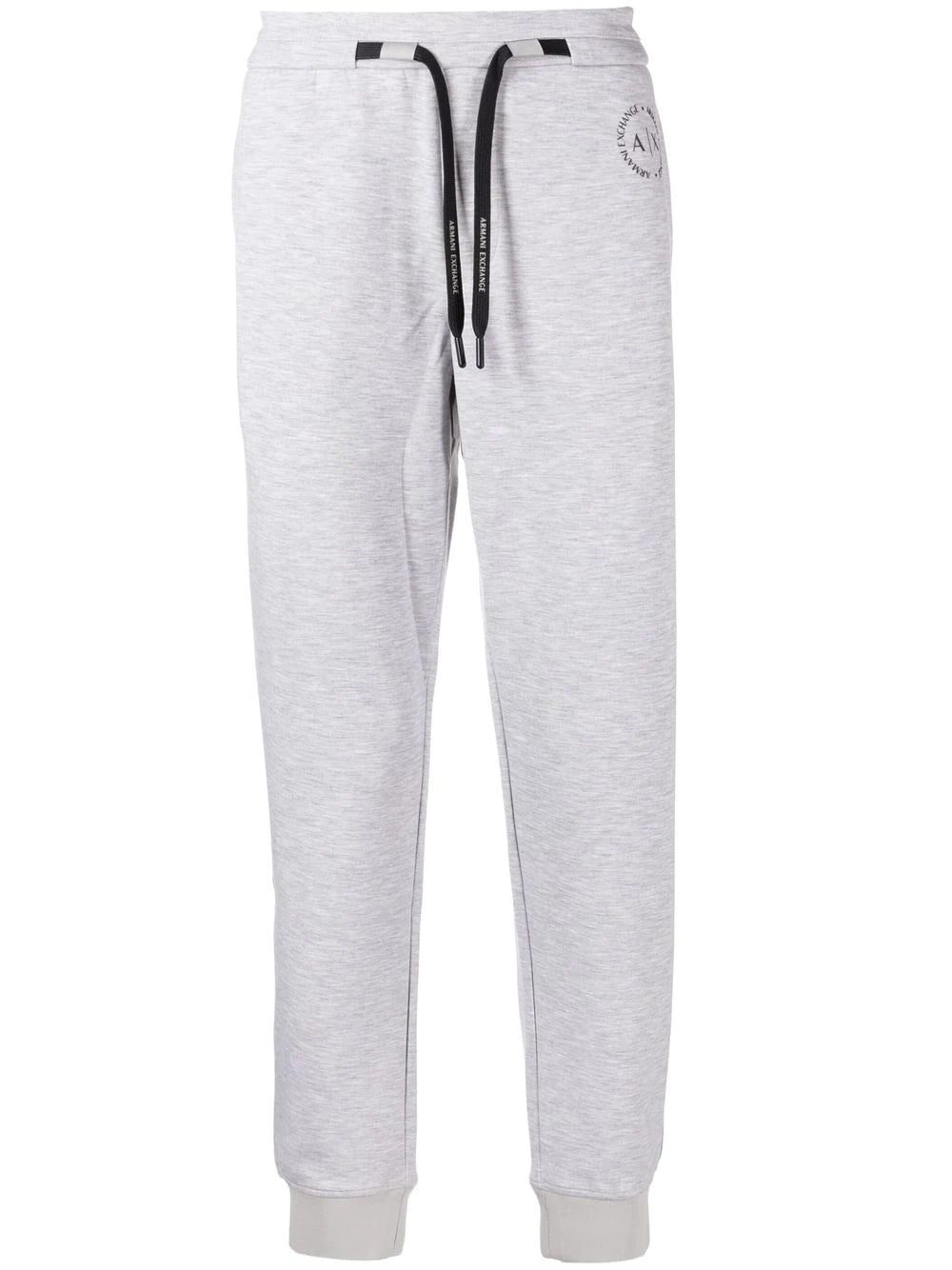 Armani Exchange logo-print track pants