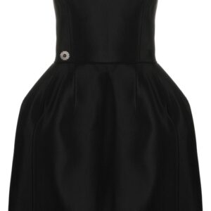 Philipp Plein strapless silk mini dress