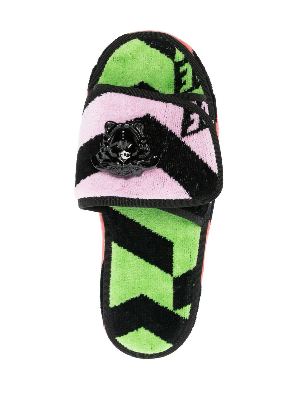 Versace Greca-print terrycloth platform sandals - Image 4