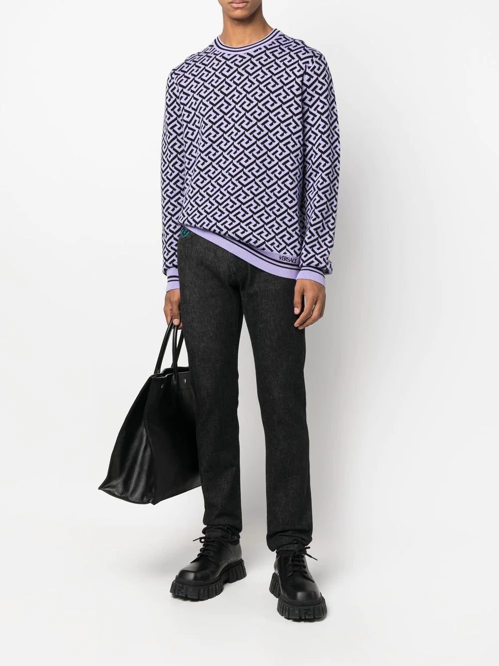 Versace La Greca straight-leg jeans - Image 2