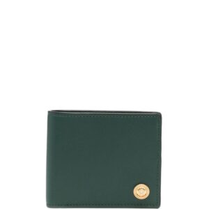 Versace  leather logo-plaque wallet
