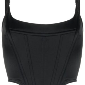 Versace Medusa detail corset top