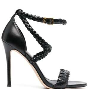 Michael Michael Kors  Astrid-Braided faux-leather sandals