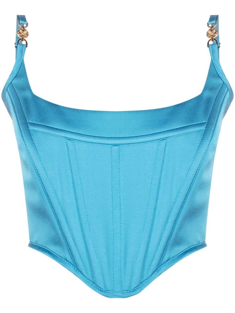 Versace Medusa-motif corset top