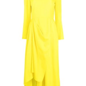Alexander McQueen  draped midi dress