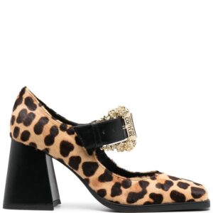 Versace leopard-print 90mm pumps