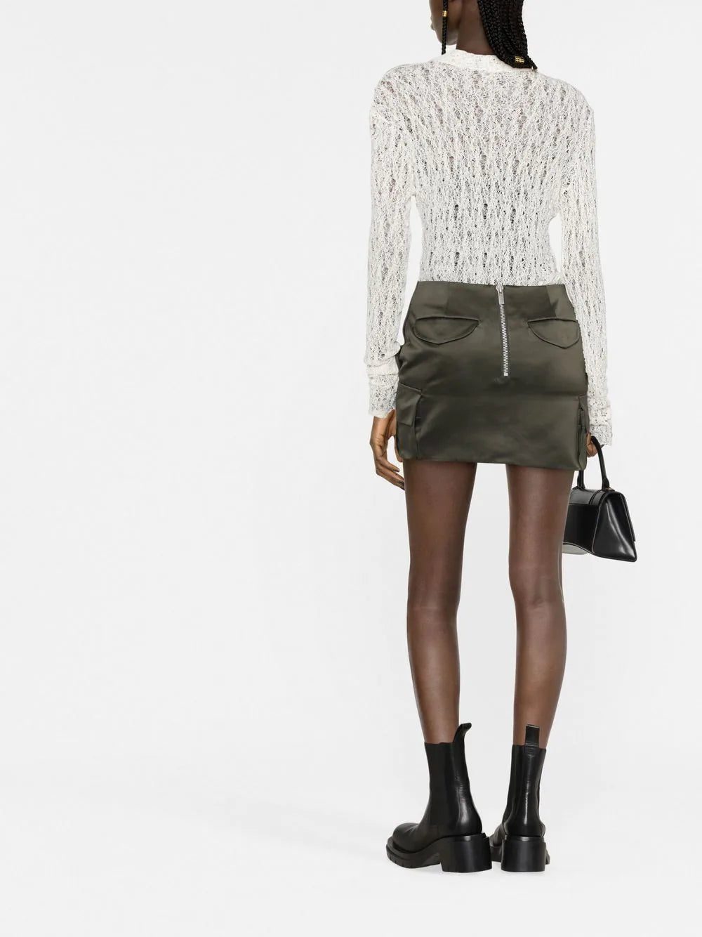 Balmain open-knit round-neck jumper - Image 4