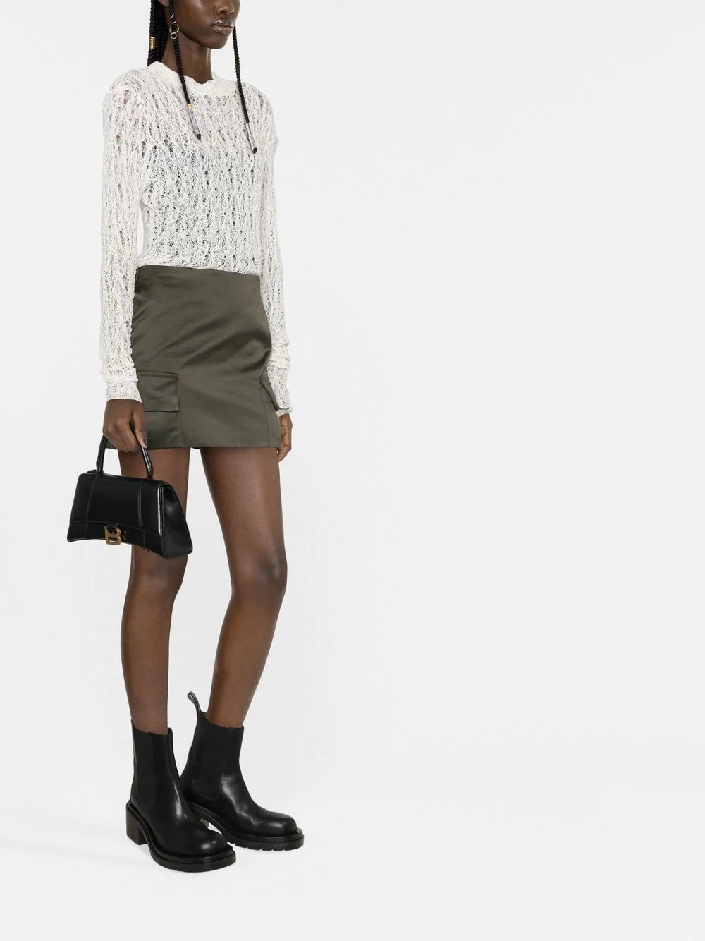 Balmain open-knit round-neck jumper - Image 3