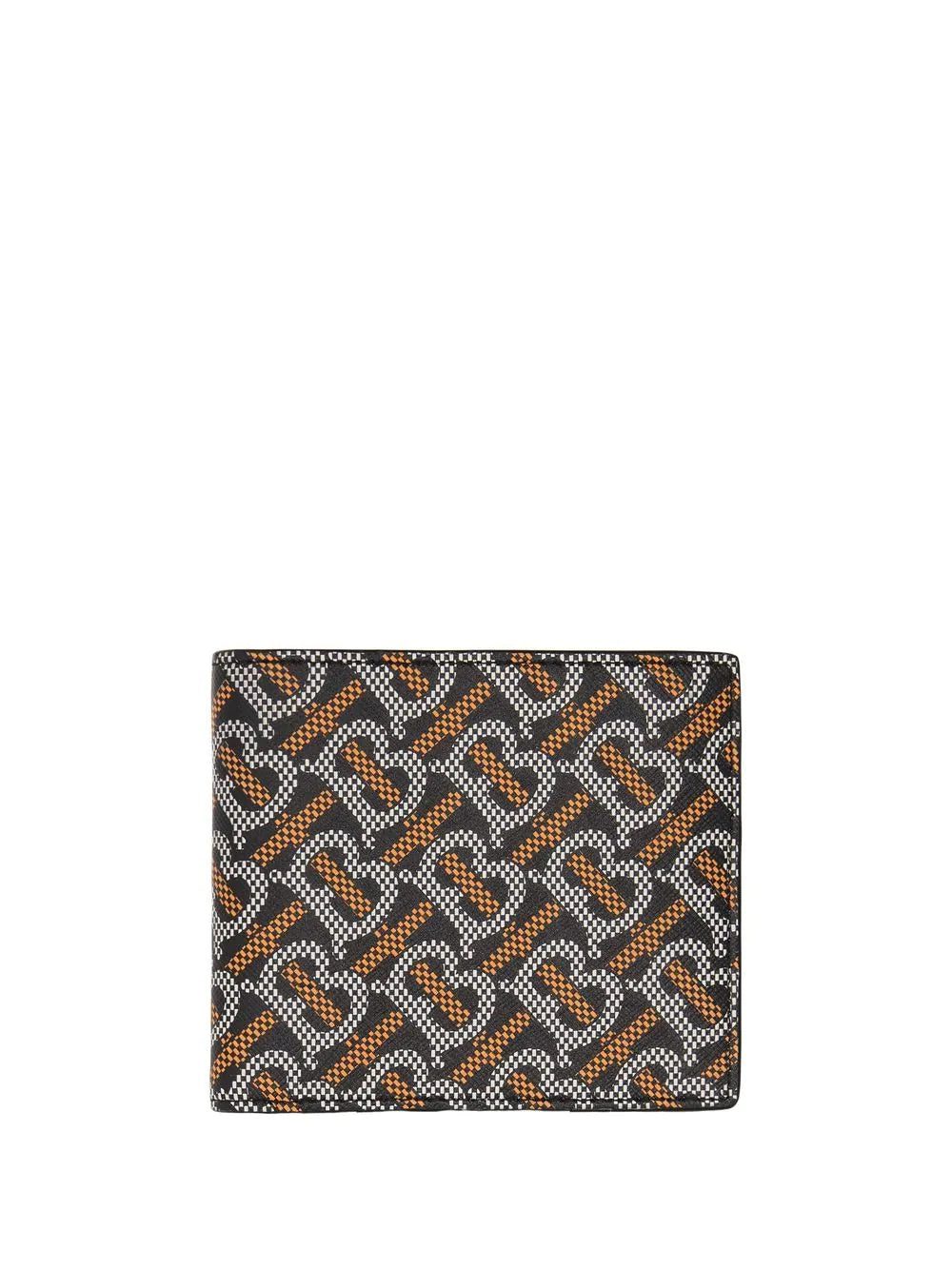 Burberry monogram-print bi-fold wallet