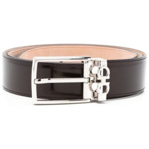 Ferragamo Gancini plaque-detail belt