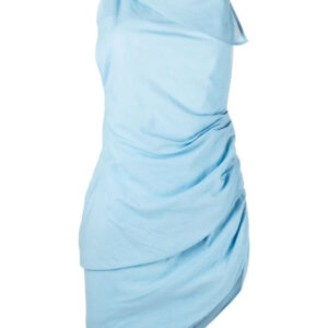 Jacquemus  La Robe Saudade draped minidress