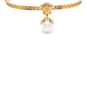 Versace pearl-detail choker necklace