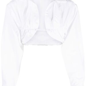 Jacquemus  Machou cropped shirt
