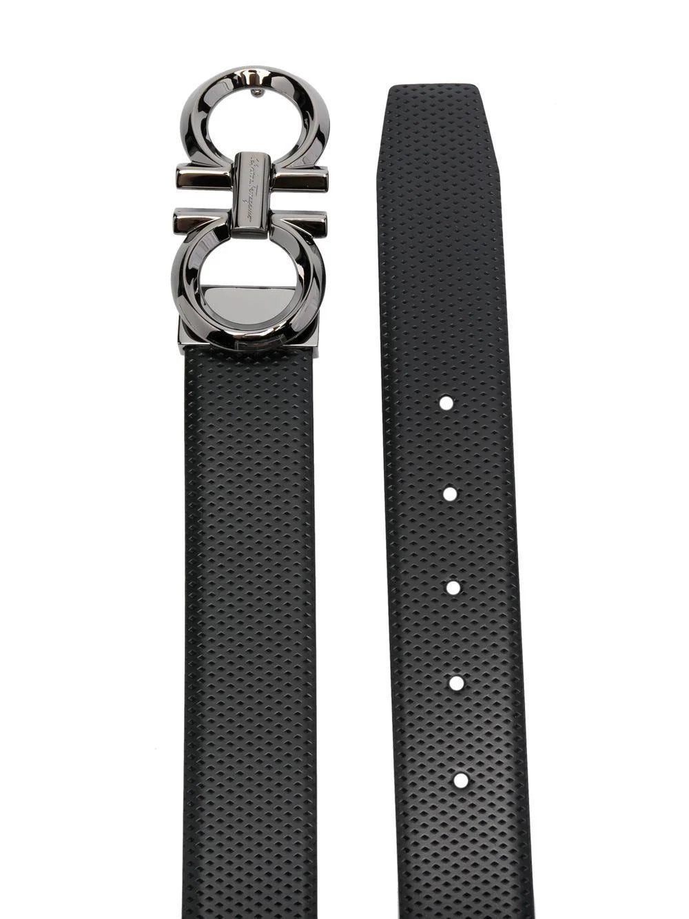 Ferragamo logo-buckle leather belt - Image 2