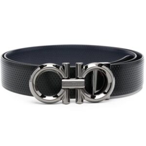 Ferragamo  logo-buckle leather belt