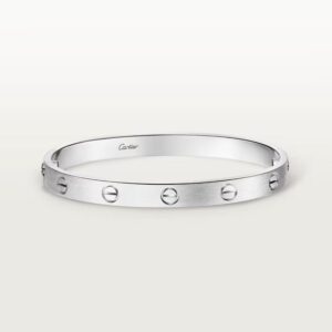 Cartier LOVE bracelet, classic model, brushed