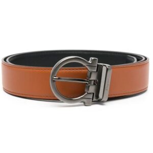 Ferragamo Gancini-buckle adjustable belt