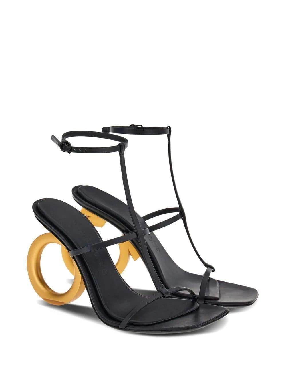 Ferragamo Elina 105mm nappa leather sandals - Image 2