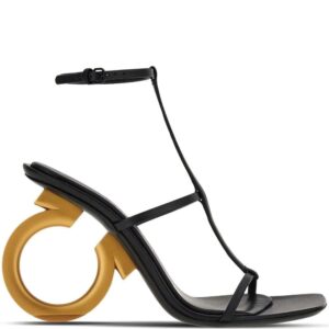Ferragamo  Elina 105mm nappa leather sandals