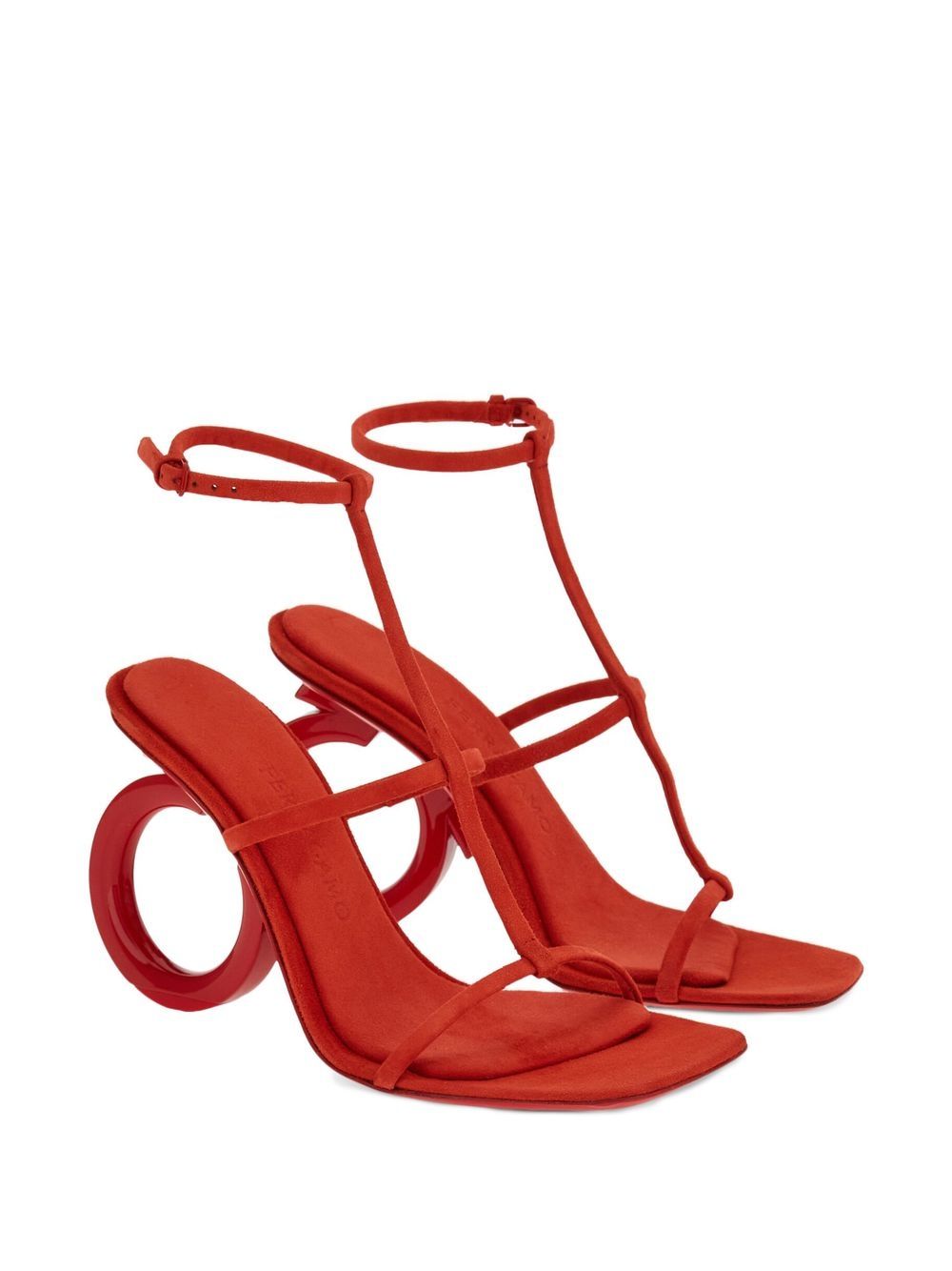 Ferragamo Elina 105mm suede sandals - Image 2