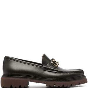 Ferragamo  Gancini chunky leather loafers
