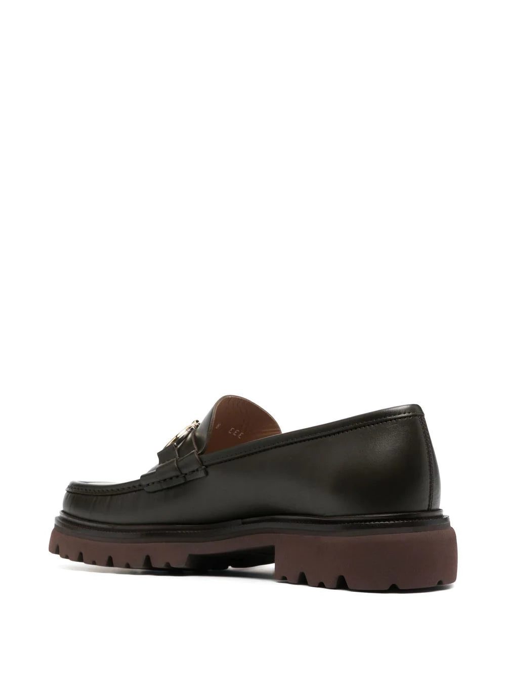 Ferragamo Gancini chunky leather loafers - Image 3