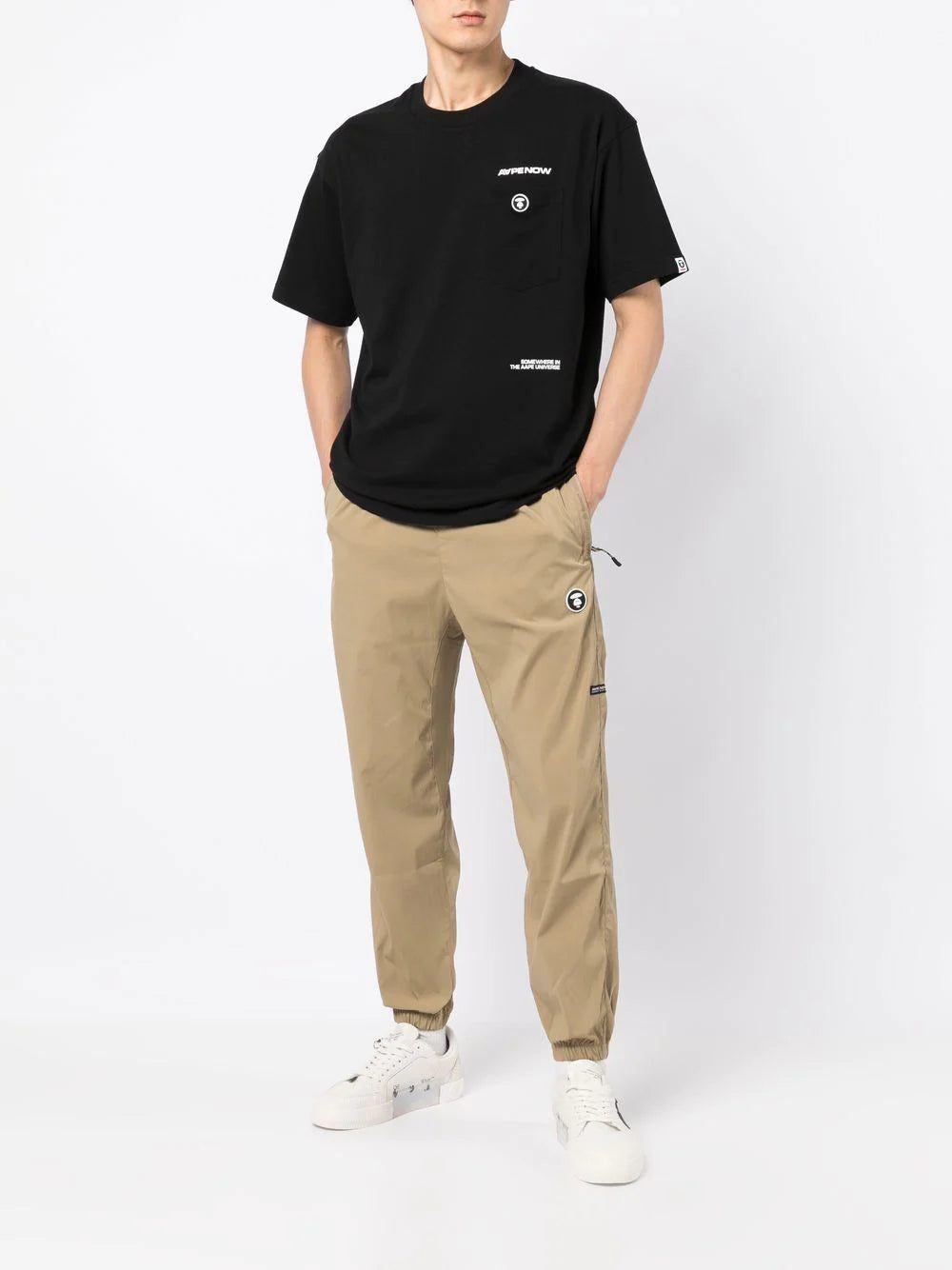 AAPE BY *A BATHING APE® logo-print track pants - Image 2