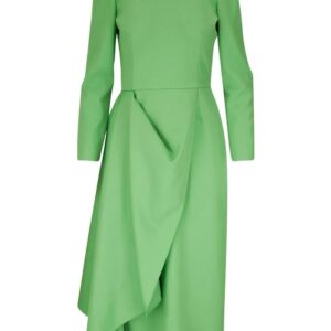 Alexander McQueen  asymmetric-panel detail midi dress