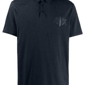 Armani Exchange logo-print short-sleeve polo shirt