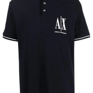 Armani Exchange  logo-print short-sleeved polo shirt