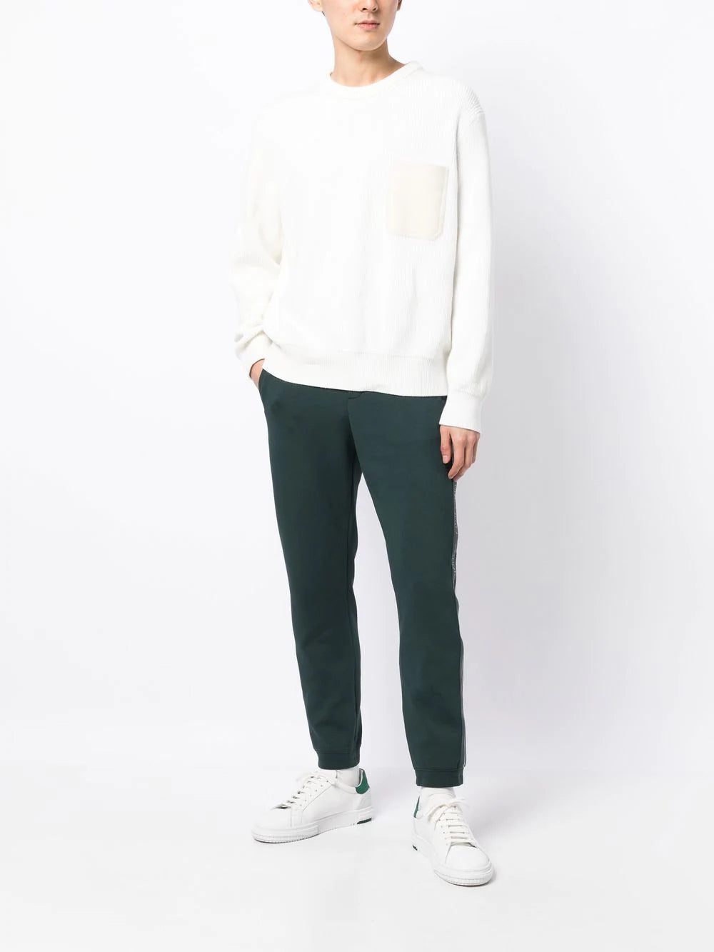 Emporio Armani logo-tape track pants - Image 2