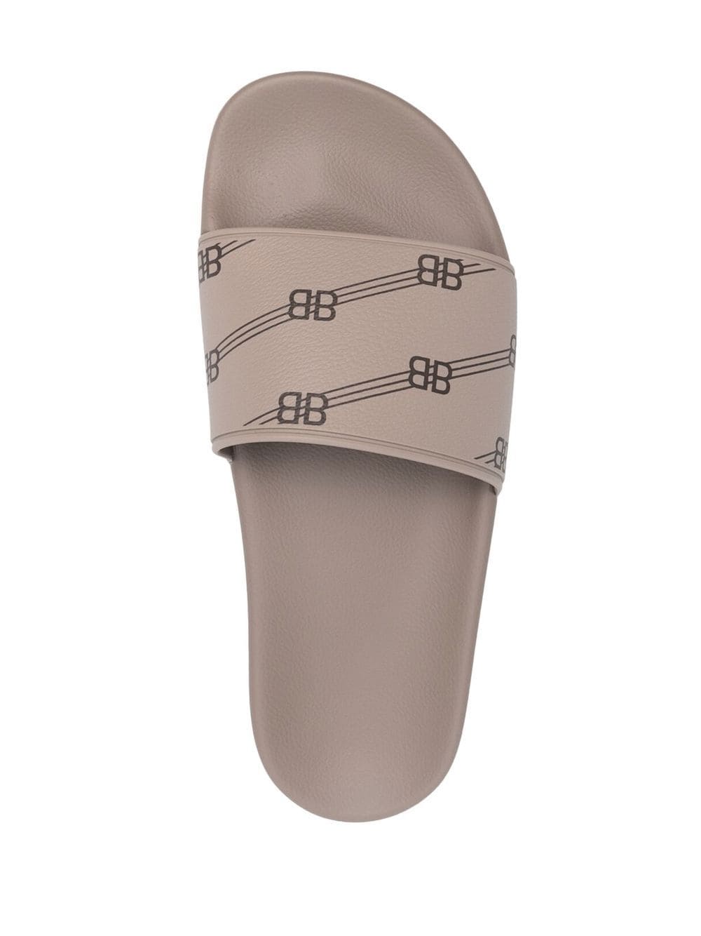 Balenciaga monogram-print Pool slides - Image 4