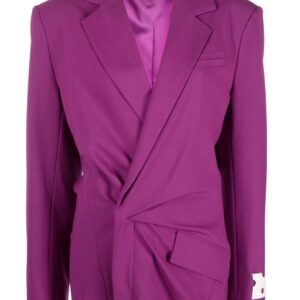 Off-White wrap-style blazer dress
