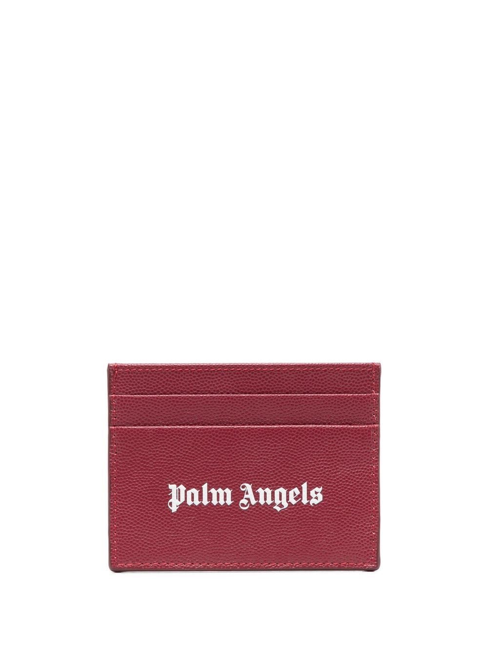Palm Angels Gothic logo-print cardholder