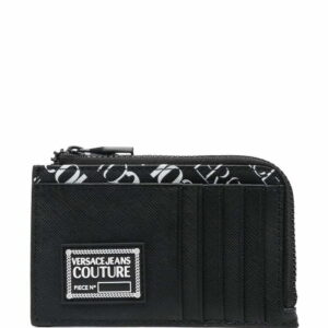 Versace Jeans Couture logo-print curve-edge wallet