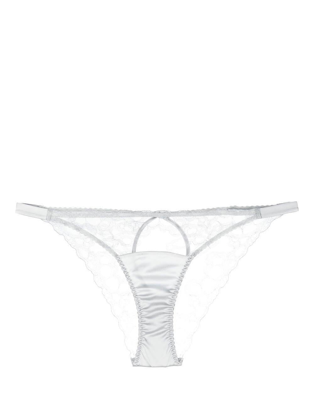 Fleur Of England Sigrid Ouvert lace briefs