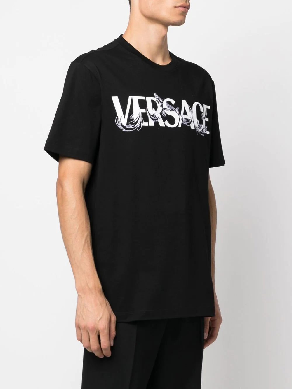 Versace logo-print detail T-shirt - Image 3