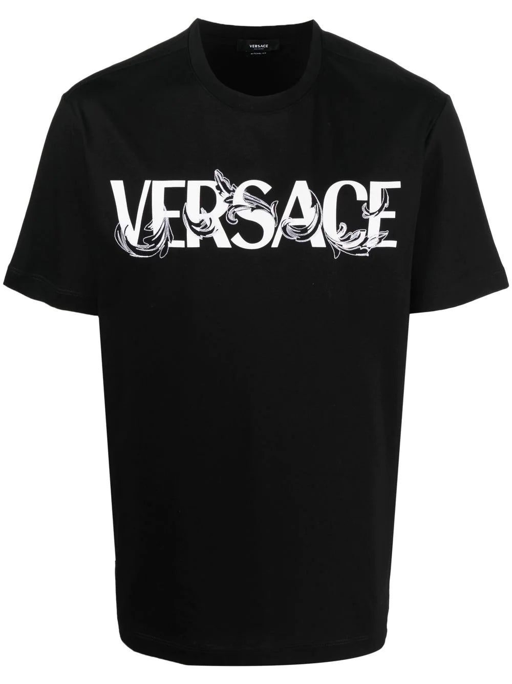 Versace logo-print detail T-shirt
