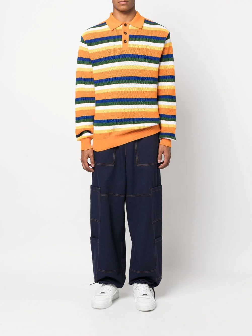 Dsquared2 horizontal-stripe polo shirt - Image 2