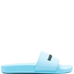 Balenciaga raised-logo slides