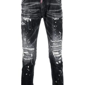 Dsquared2  distressed skinny-cut jeans