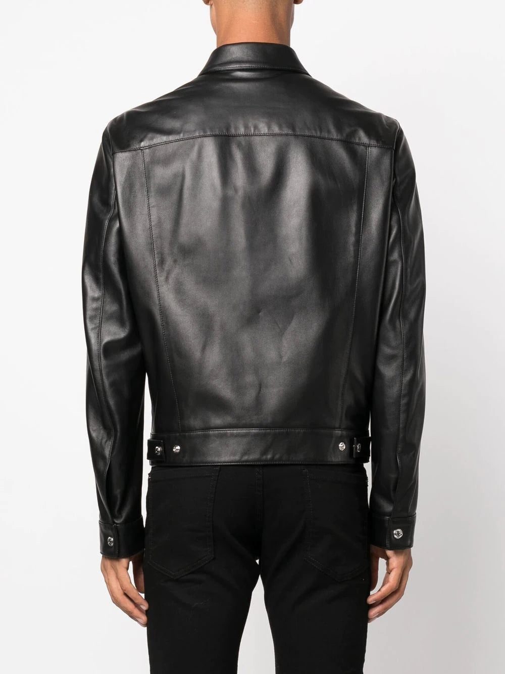 Dsquared2 button-up leather shirt - Image 4