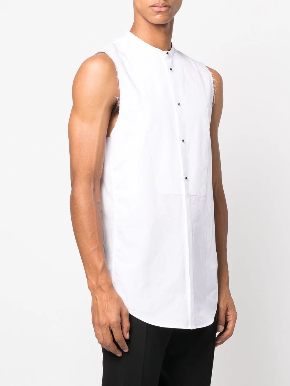 Dsquared2 collarless button-up shirt - Image 2