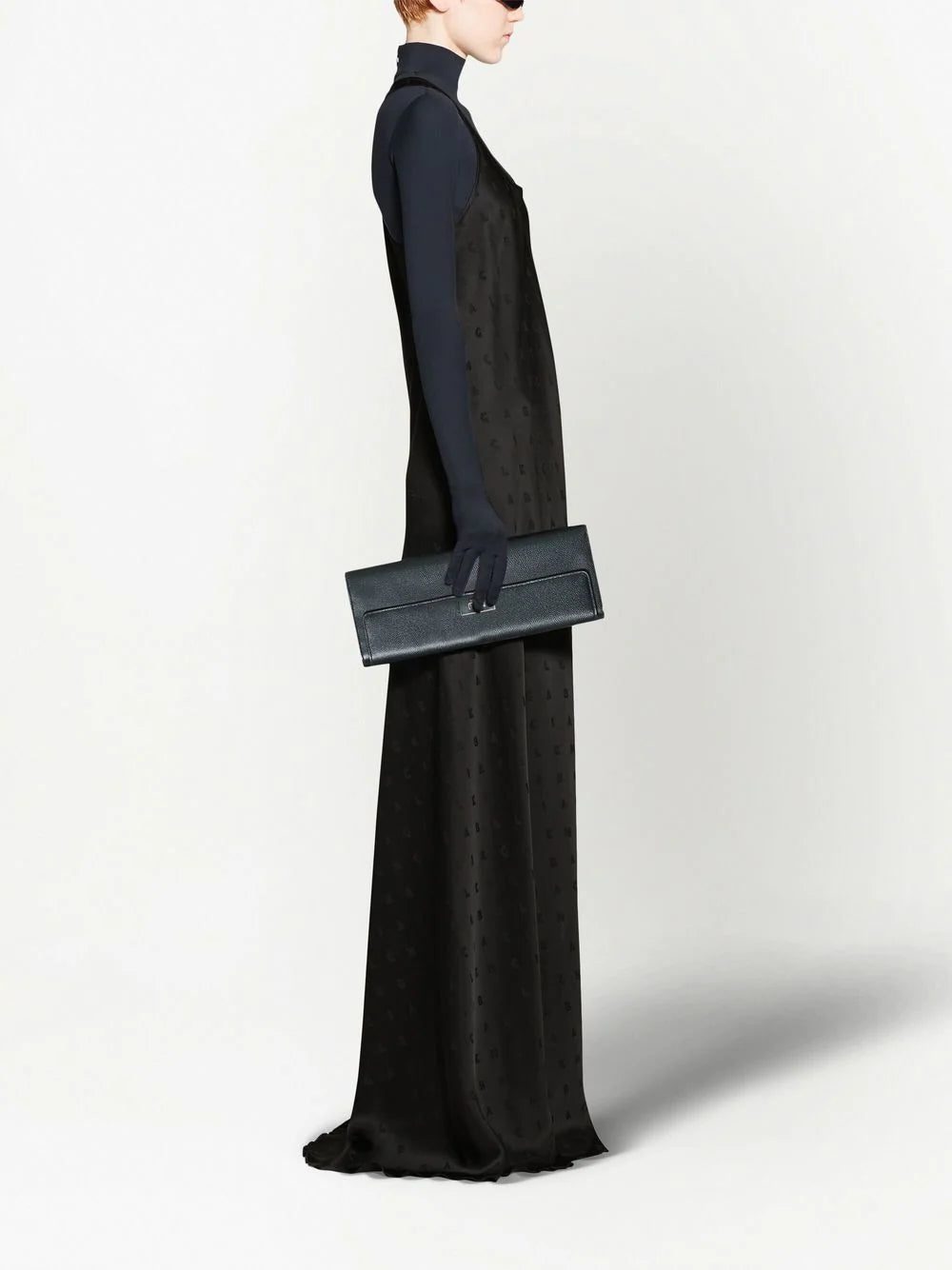 Balenciaga logo-print racerback gown - Image 3