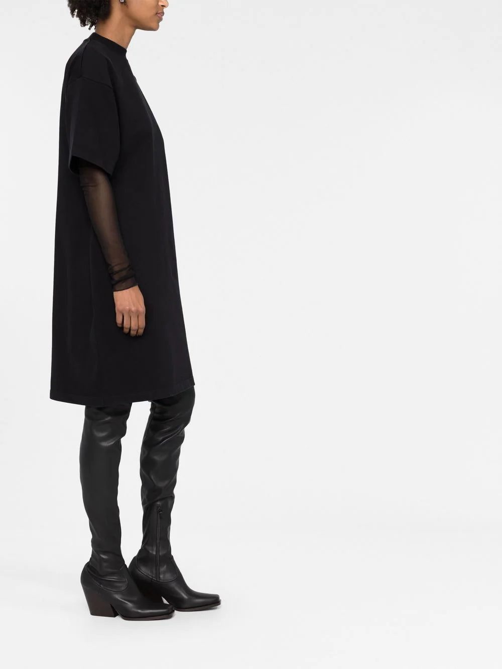 Balenciaga Hourglass cotton T-shirt dress - Image 4